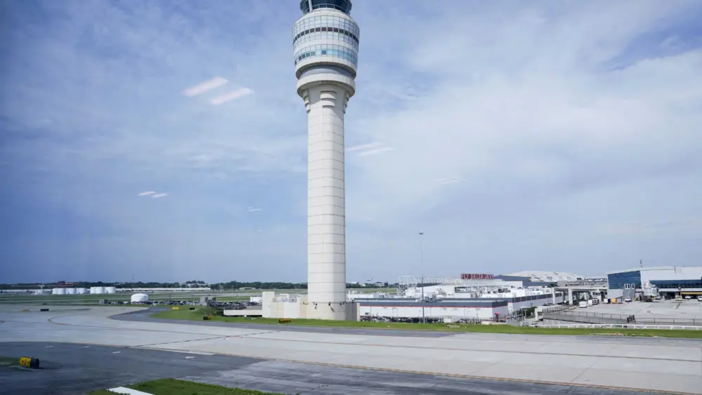 Atlanta air traffic control tower evacuated after fire alarm and gas smell