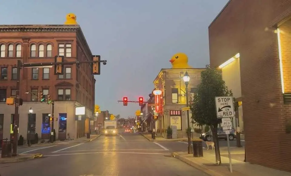Thousands of rubber ducks placed in Pennsylvania town; local candy shop claims responsibility