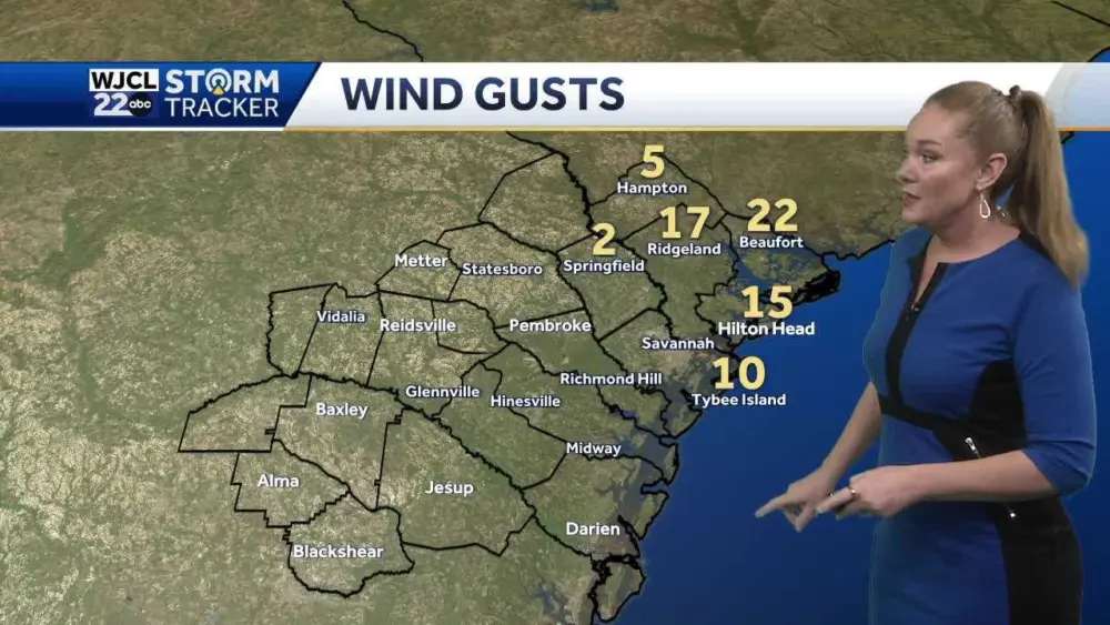 Scattered Showers Return to Wrap Up the Weekend in the LowCountry