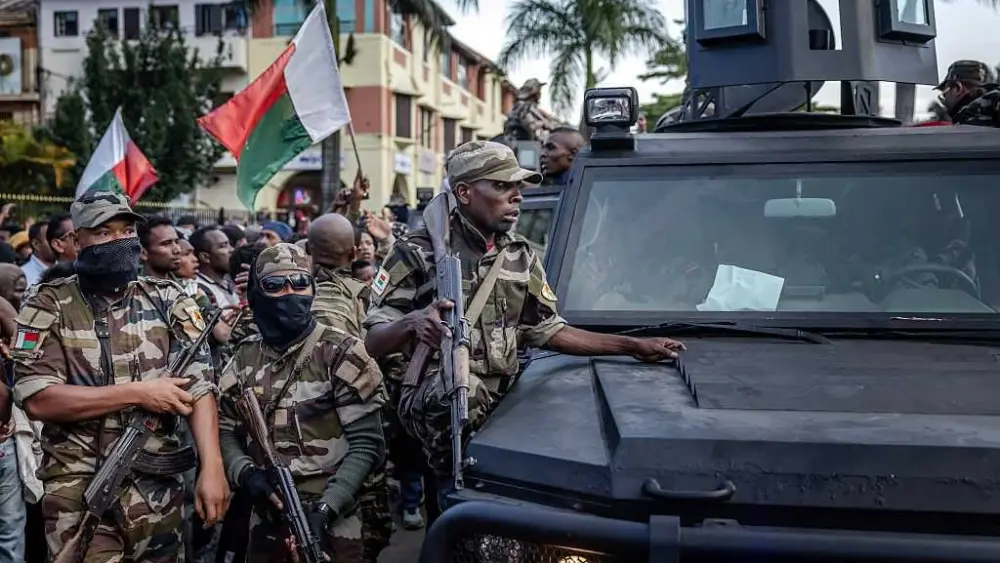 An attempted coup is underway in Madagascar, the country's president says