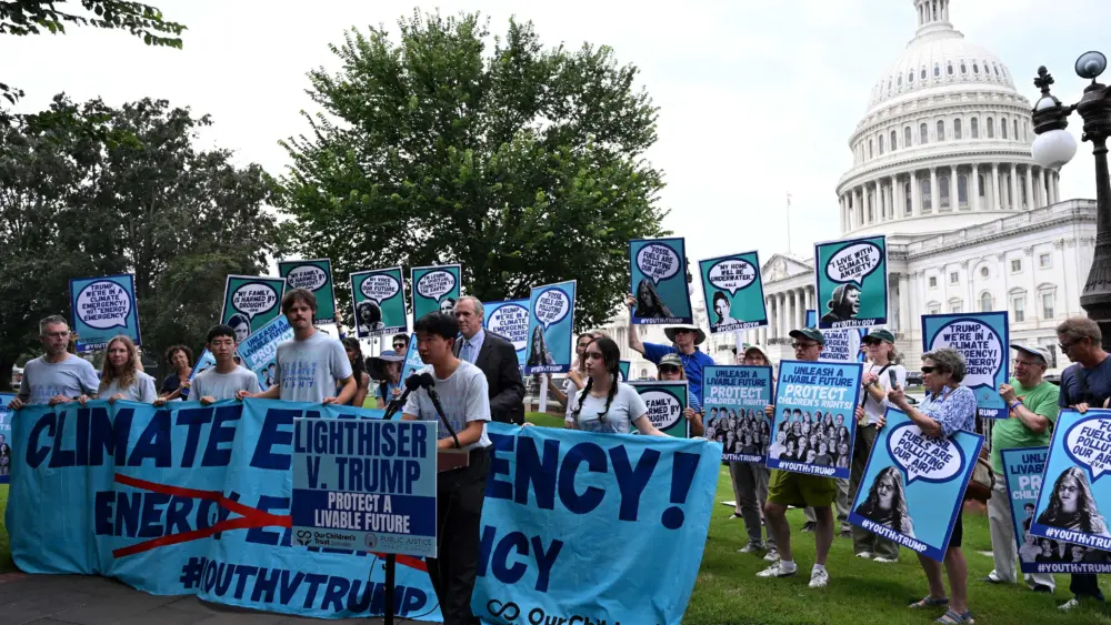 Judge dismisses young climate activists' lawsuit challenging Trump on fossil fuels