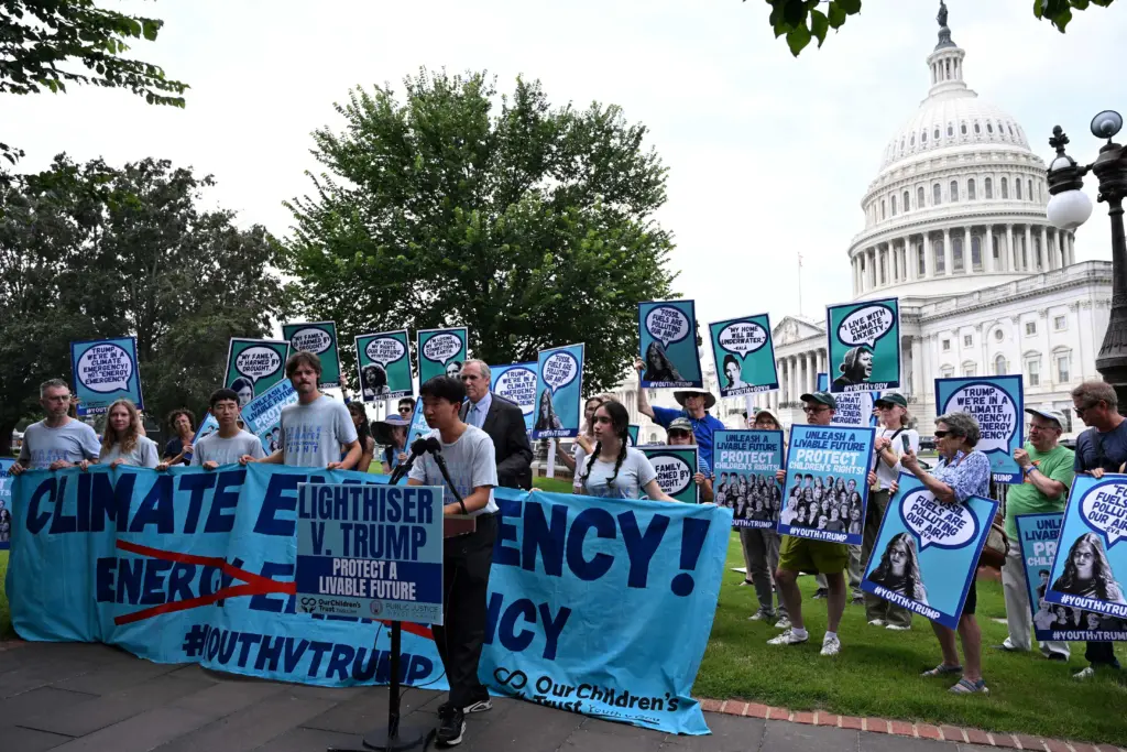 Judge dismisses young climate activists' lawsuit challenging Trump on fossil fuels