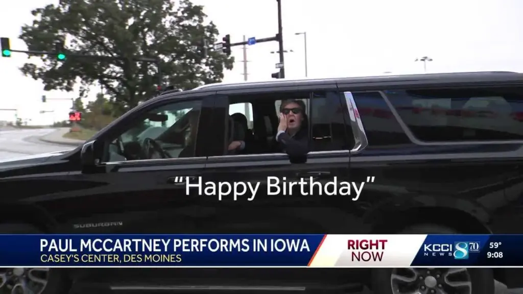 Paul McCartney makes a fan’s birthday unforgettable during stop in Iowa