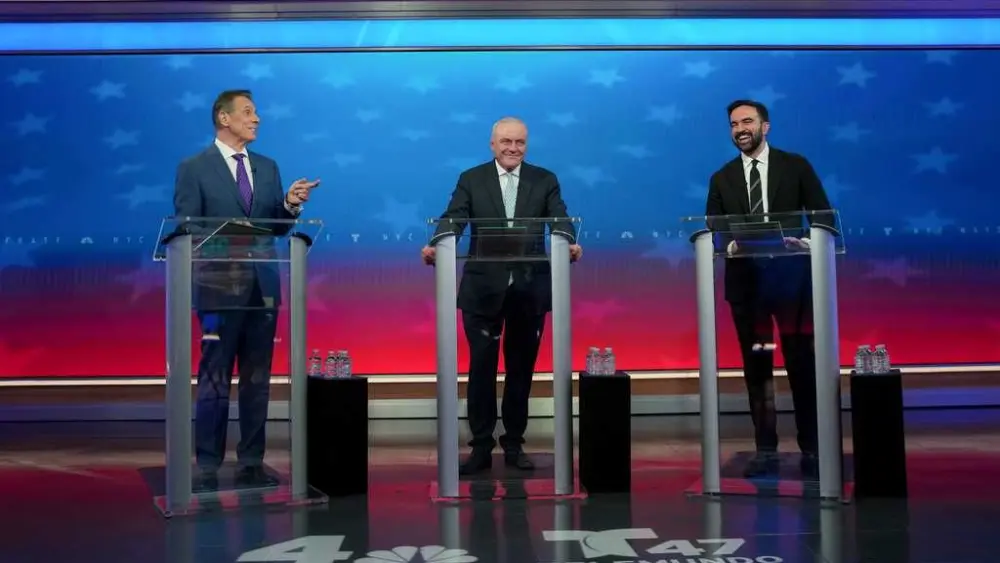 Many swings, few knockout hits as Cuomo and Mamdani trade jabs in heated first NYC mayoral debate