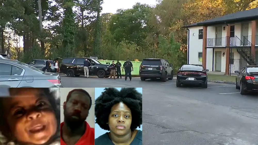 Parents arrested in Georgia after missing baby found dead; father charged with murder