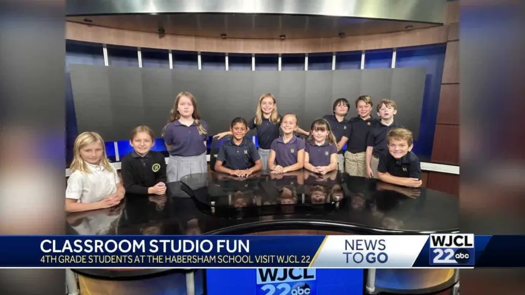 The Habersham School 4th grade classes visited WJCL
