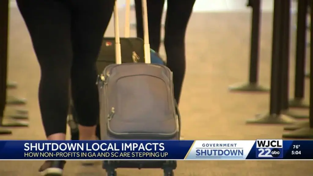 Day 17 of U.S. government shutdown: Savannah airport, nonprofits brace for impact