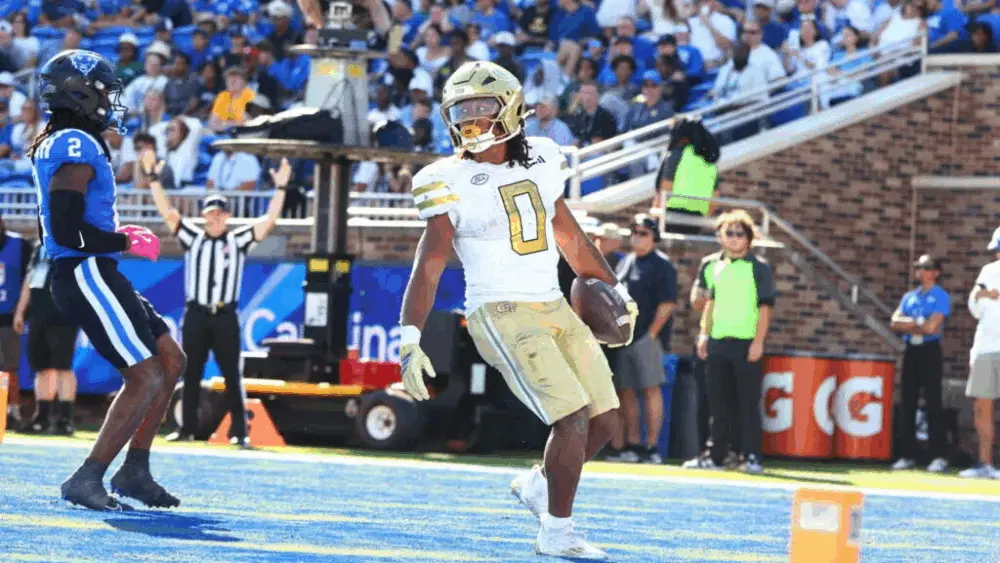 No. 12 Georgia Tech rides record fumble return, second-half surge to beat Duke 27–18