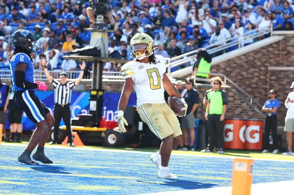 No. 12 Georgia Tech rides record fumble return, second-half surge to beat Duke 27–18
