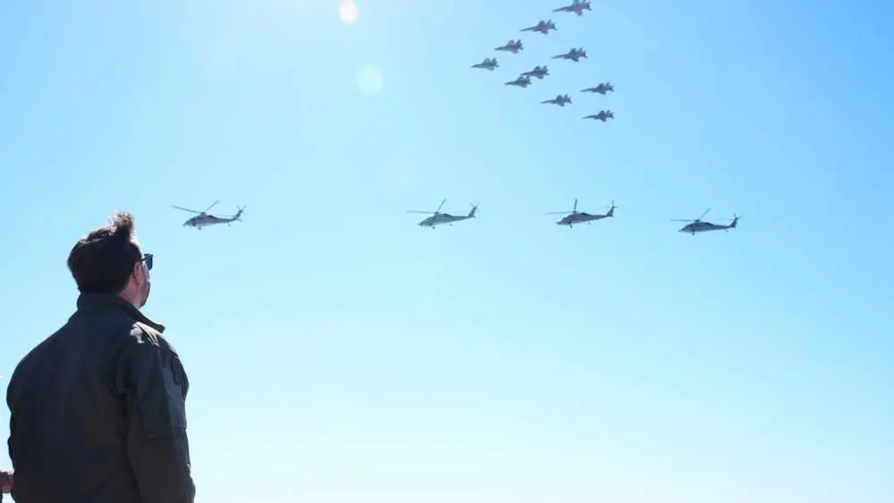 California police say shrapnel hits and damages patrol vehicle during Marine Corps drills