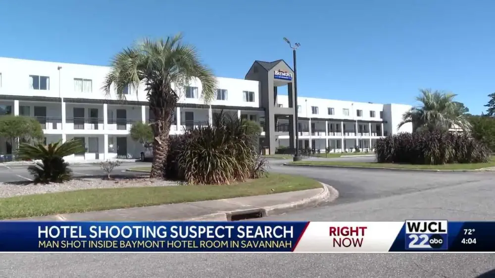 Man found shot inside a Savannah Hotel; police still searching for suspect