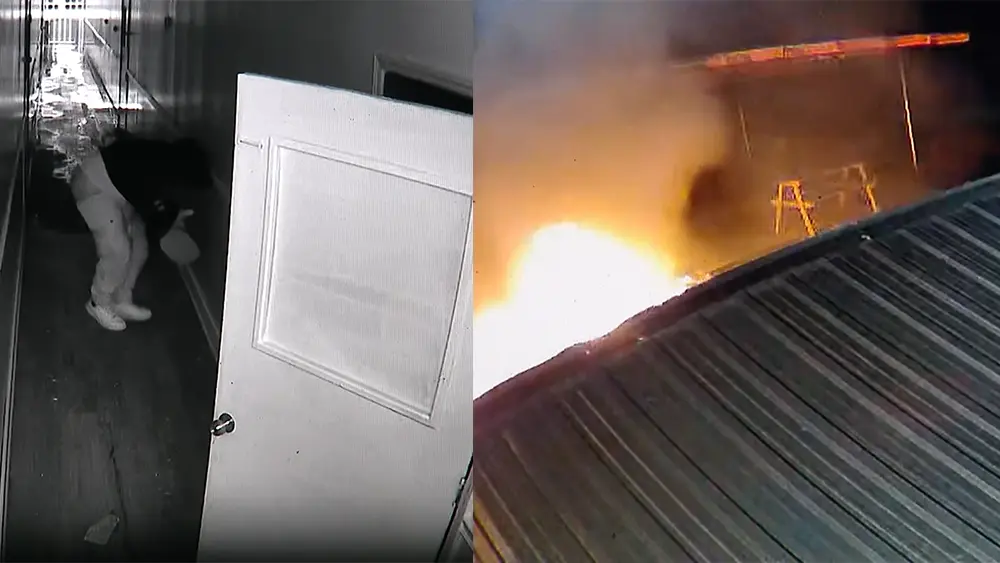 'I’m praying that this person is caught': Video shows arsonist setting fire to Georgia daycare