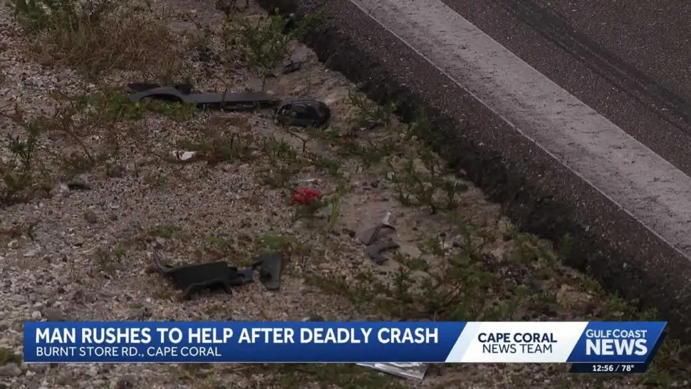Florida man finds couple holding hands after fatal crash
