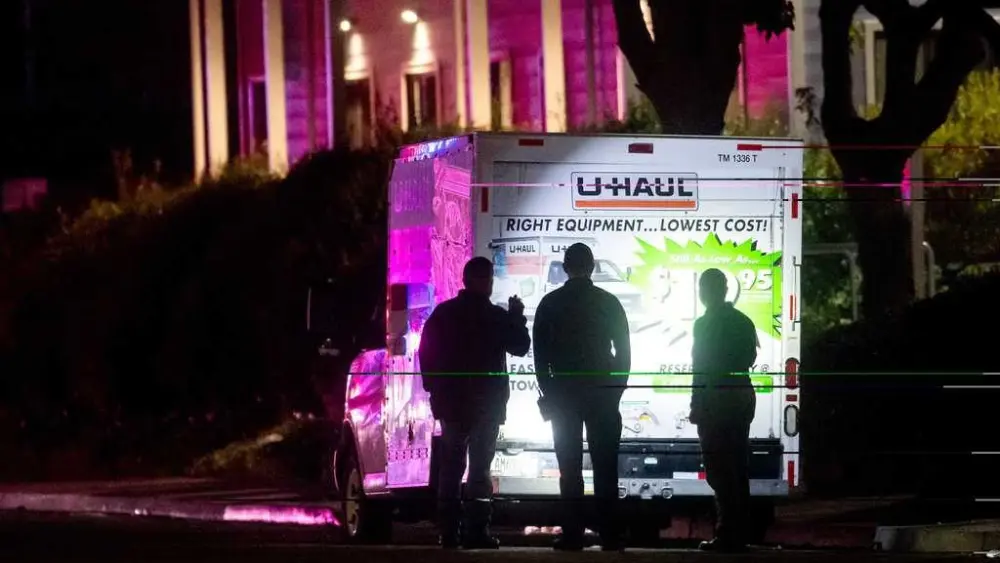 Shots fired at vehicle after it backs into US Coast Guard base in California