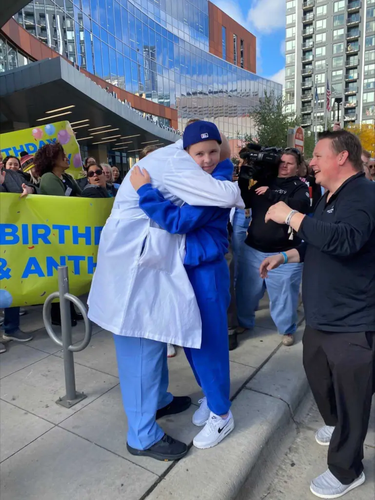 12-year-old school shooting survivor has returns home
