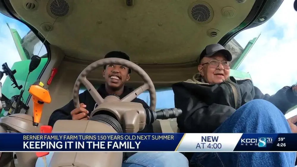 Farming roots run deep for this Iowa grandfather-grandson duo
