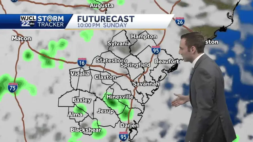 Rain chances return to Southeast Georgia and the Lowcountry on Sunday