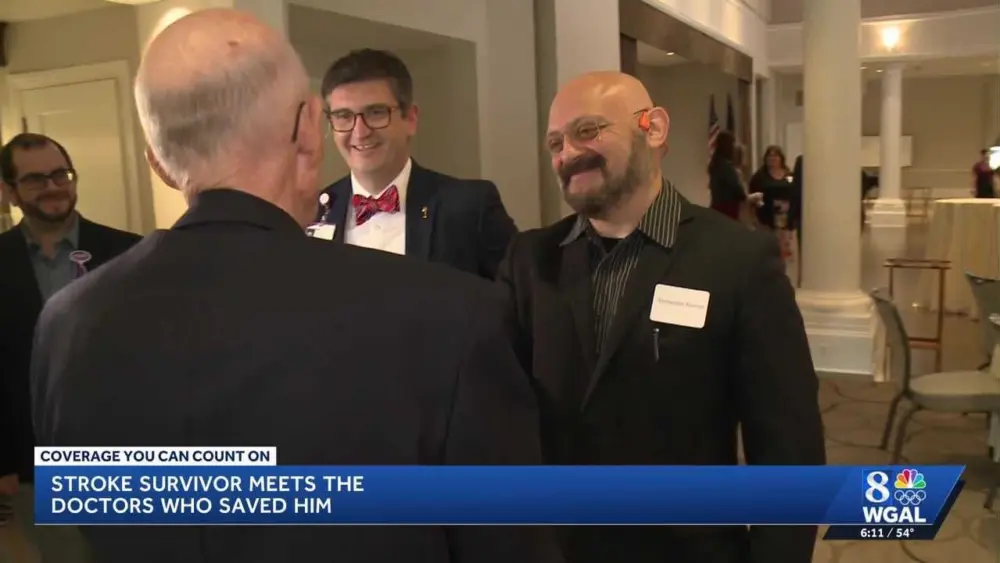 Stroke survivor celebrates recovery