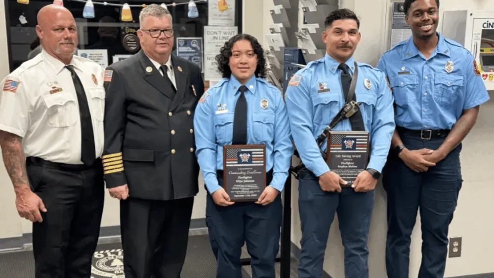 Rincon firefighters honored for heroism during September structure fire