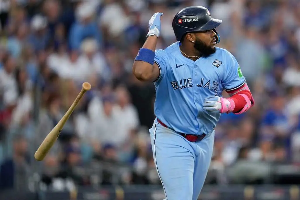 Guerrero homers off Ohtani as Blue Jays even World Series with 6-2 win over Dodgers in Game 4