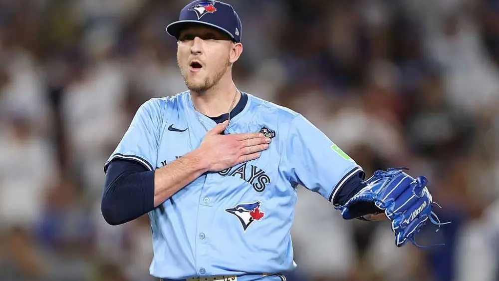 Yesavage pitches Blue Jays past Dodgers 6-1 for 3-2 lead in World Series