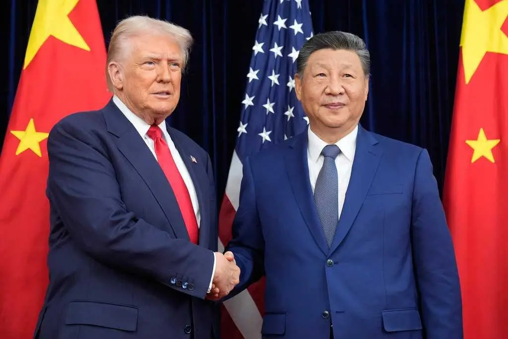 Trump touts tariff reduction after meeting China's president