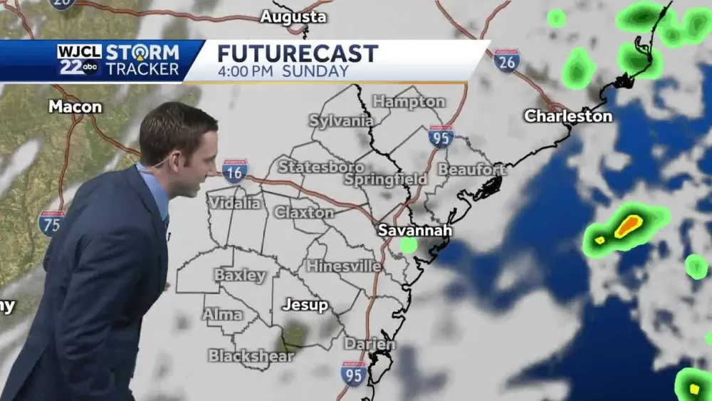 Increasing clouds expected on Sunday for Southeast Georgia and the Lowcountry