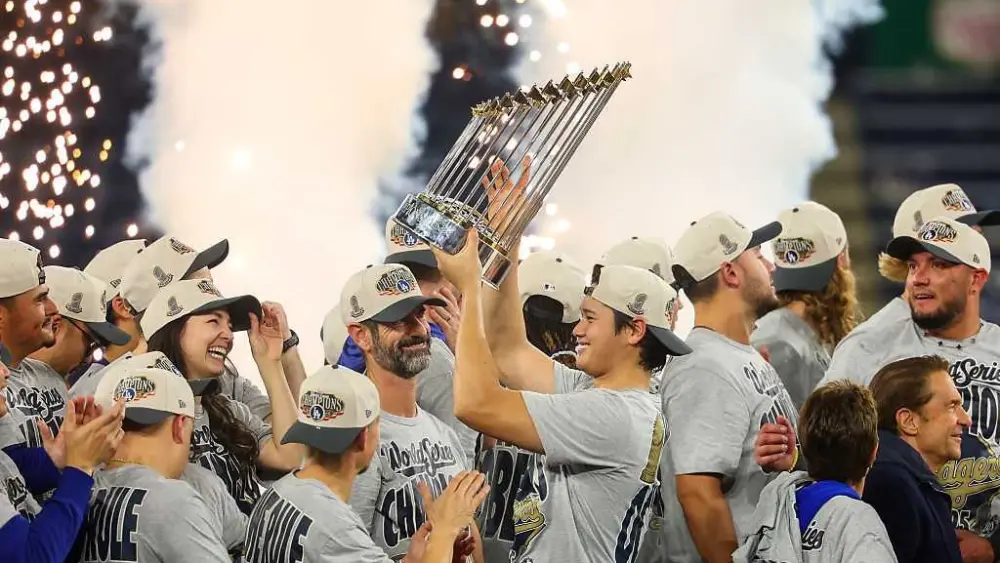 Watch Live: Los Angeles Dodgers celebrate their World Series win