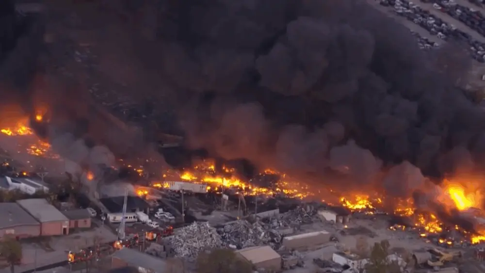 VIDEO: UPS plane bursts into flames on Louisville airport runway