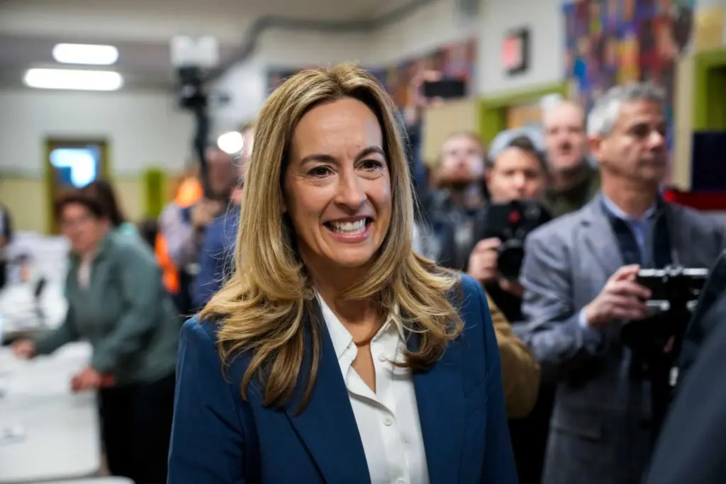 Democrat Mikie Sherrill elected governor of New Jersey, defeating opponent who aligned with Trump