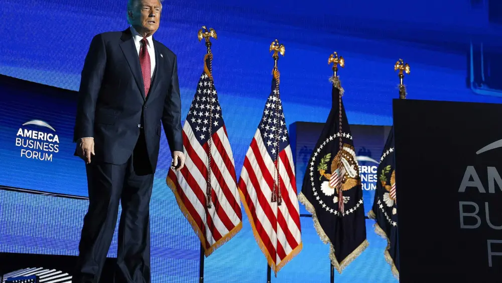 Trump lands in Miami to speak about his economic agenda on the anniversary of his election win