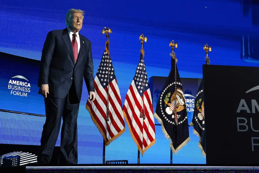 Trump lands in Miami to speak about his economic agenda on the anniversary of his election win