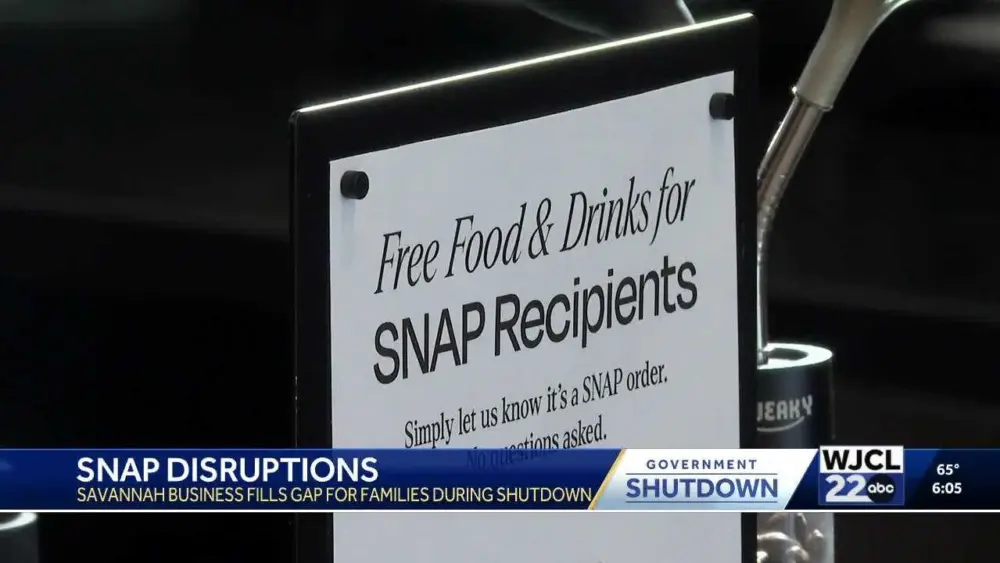 Savannah coffee shop offers free meals as SNAP disruptions continue