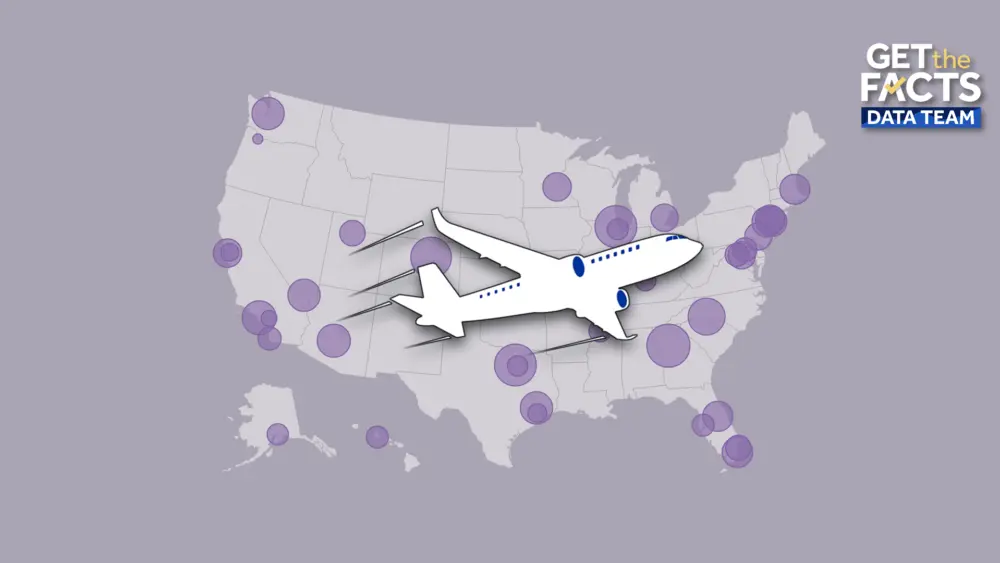 The FAA has ordered a reduction of flights at major US airports. How busy were they before?