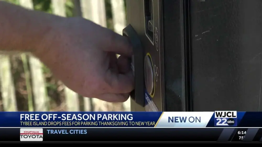 Tybee Island offers free parking for a limited time