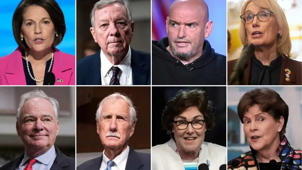 These are the 8 Senate Democrats who voted with Republicans on the government shutdown deal