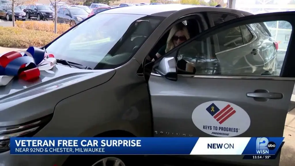 Veteran using gifted car to help other veterans