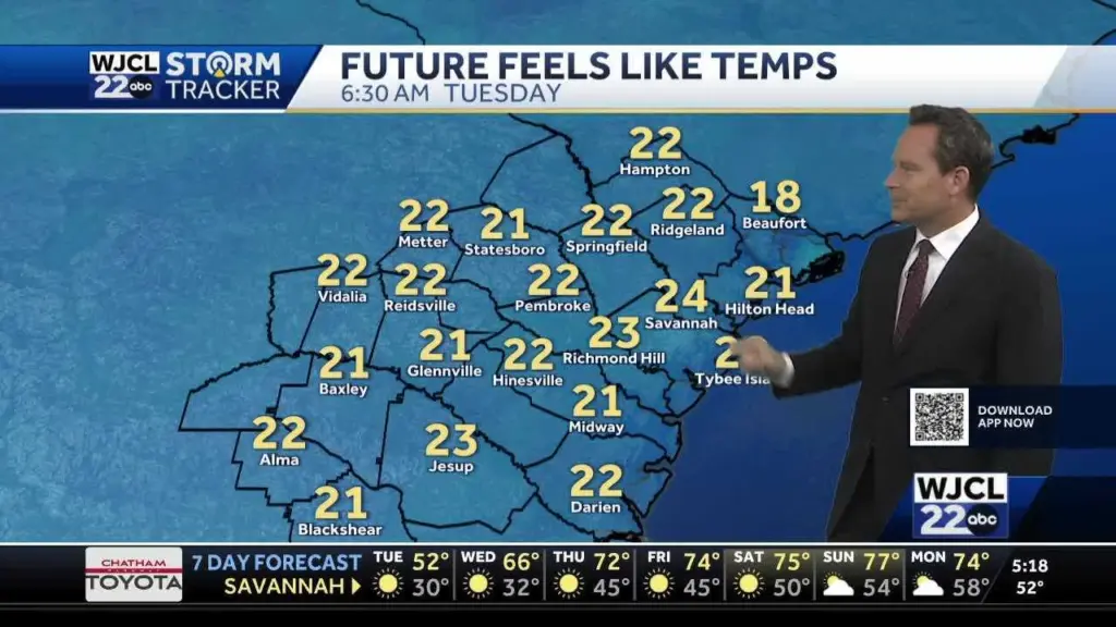 Record cold, early season freeze likely for Southeast Georgia, Lowcountry