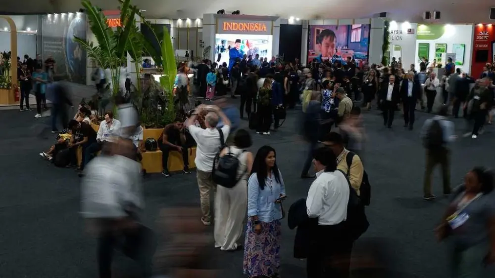 At UN climate talks in Brazil, the only sign of the United States is an empty chair