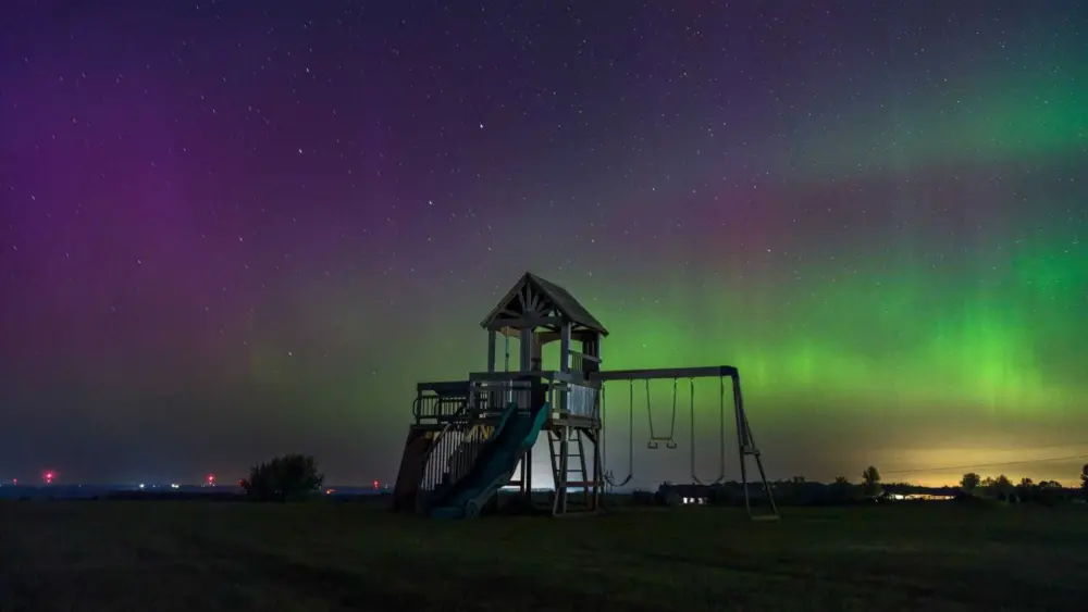 Northern lights visible across the US