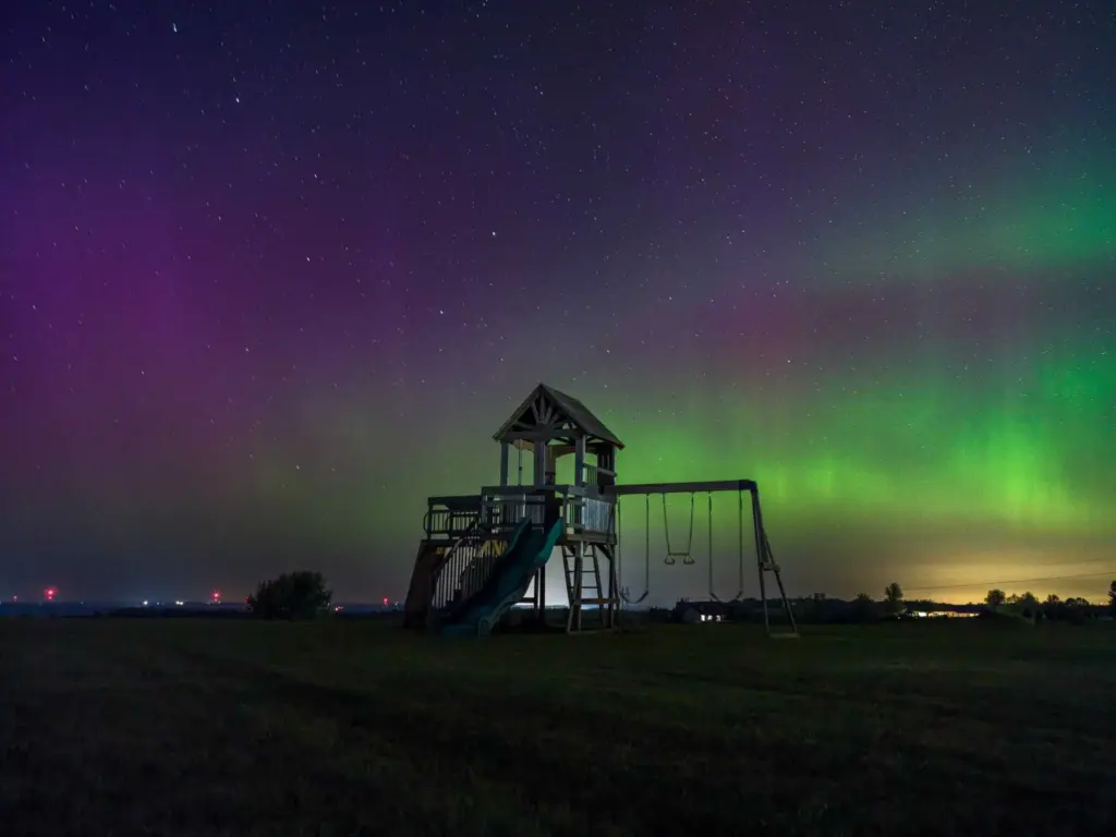Northern lights visible across the US