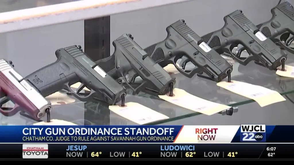 Judge strikes down Savannah gun storage law as unconstitutional