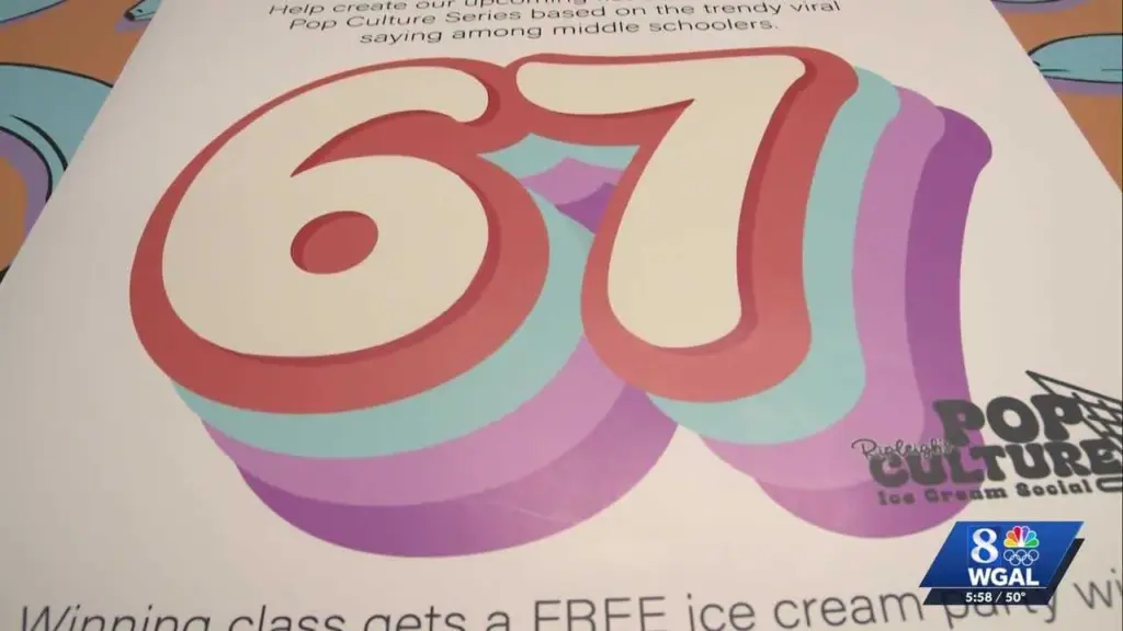 Ice cream shop challenges middle schoolers to invent ice cream flavor inspired by phrase 'six-seven'