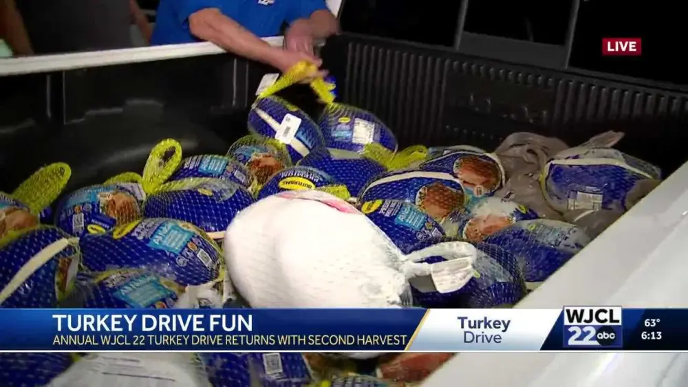 'We wanted to be a blessing': childcare donates 50 turkeys to Turkey Drive