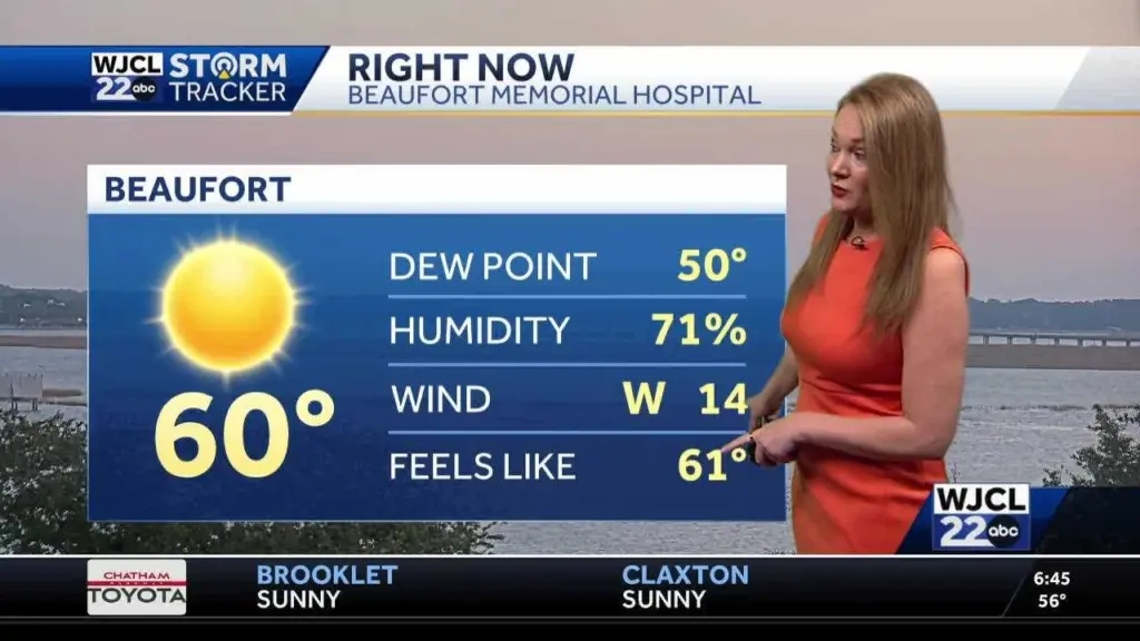 Beautiful but breezy day ahead but a cold front is coming to Savannah and the LowCountry