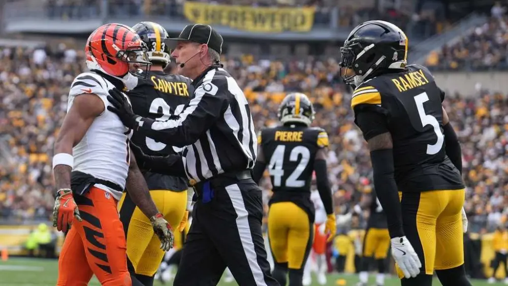Bengals receiver Ja'Marr Chase suspended 1 game by NFL for spitting on Steelers' Jalen Ramsey