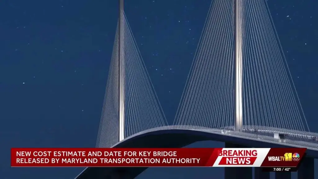 Key Bridge rebuild cost increased, timeline pushed back, officials say