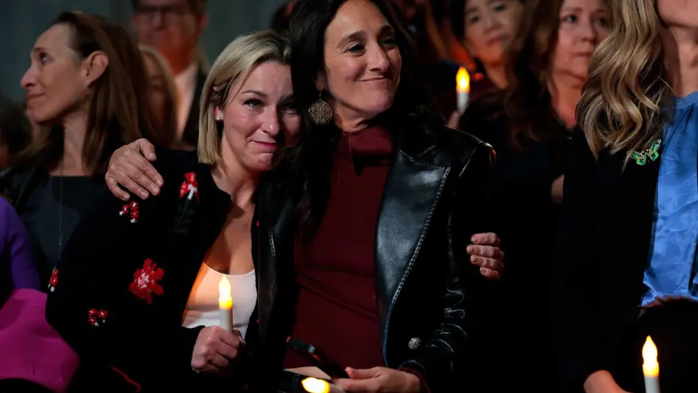 ‘We have power together’: For Epstein survivors, a day of emotion and triumph