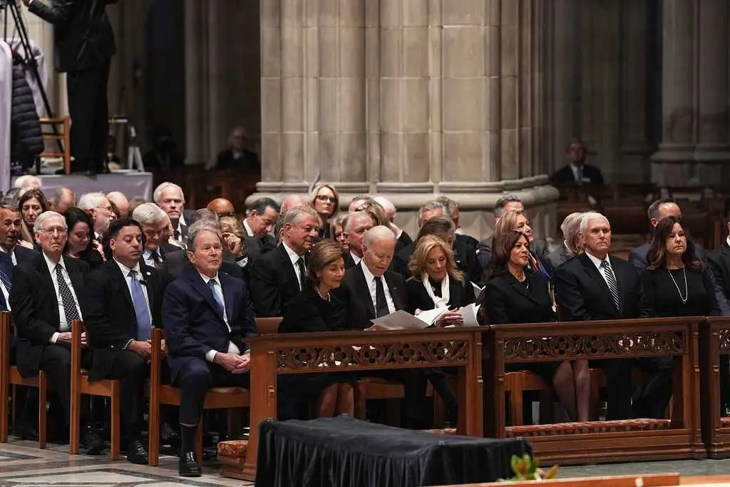 Who was in attendance—and who wasn't—at Dick Cheney's funeral