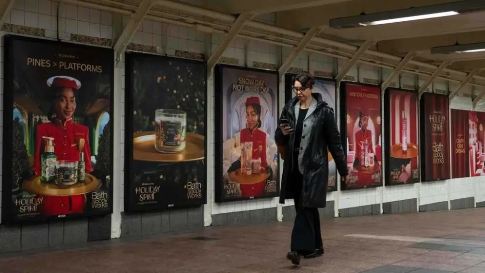 Why does this NYC subway station smell 'Christmassy'? It's an ad